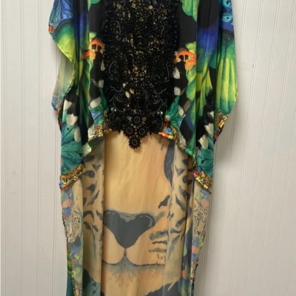 Agua Bendita Leopard Print Swim Coverup - Picture 3 of 3